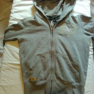 Victoria's Secret Full Zip Fawn Tail Lodge Hoodie